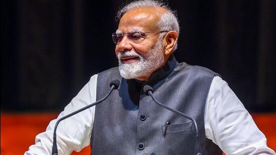 Modi took potshots at Leader of the Opposition in the Lok Sabha, Rahul Gandhi, without naming him. “He said there is an opposition leader prone to making childish comments. (ANI)