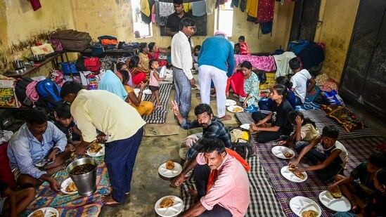 A total of 905 flood shelters are operational in the affected areas and 11,248 displaced individuals have been shifted to these facilities.&nbsp;(PTI)