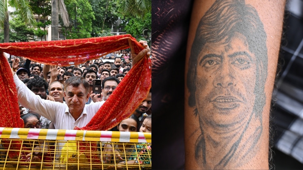 Amitabh has been continuing his weekly Sunday Darshan tradition for many years now. Amitabh has been continuing his weekly Sunday Darshan tradition for many years now.
