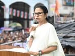 Chief minister of West Bengal Mamata Banerjee address a gathering in West Bengal’s Jhargram district. (AITC Photo) Chief minister of West Bengal Mamata Banerjee address a gathering in West Bengal’s Jhargram district. (AITC Photo)