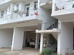 Complainant said the accused dragged her brother down to the ground floor from their third-floor apartment and shot him in the face with a pistol, in Dev Bhoomi Apartments, Zirakpur. (HT Photo)