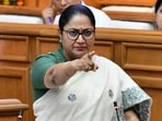 Delhi CM Rekha Gupta addresses during Monsoon session of Delhi legislative Assembly at Delhi Vidhansabha on Wednesday. (HT Photo) Delhi CM Rekha Gupta addresses during Monsoon session of Delhi legislative Assembly at Delhi Vidhansabha on Wednesday. (HT Photo)