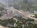 Glaciers are melting and the debris from the glaciers are flowing with the river water. (PTI photo)