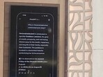 An image of the store’s creative mobile ad design has gone viral on X. An image of the store’s creative mobile ad design has gone viral on X.