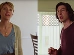 Scarlett Johansson and Adam Driver in a still from Marriage Story (2019)