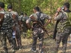 So far, the body of a Maoist along with a weapon has been recovered from the site. (HT file photo) So far, the body of a Maoist along with a weapon has been recovered from the site. (HT file photo)