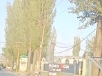 The army’s 19 Infantry Division, also known as Dagger Division, has named one of the gates at its headquarters in Baramulla Sindoor Dwar after the successful military operation. (HT Photo) The army’s 19 Infantry Division, also known as Dagger Division, has named one of the gates at its headquarters in Baramulla Sindoor Dwar after the successful military operation. (HT Photo)