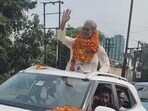 The post-release procession included a convoy on which flower petals were showered and multiple welcome events were organised en route (Sourced)