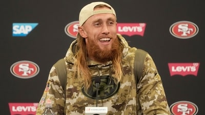 Ammonia inhalants banned by NFL: Here’s why George Kittle says he’s ‘distraught.’ (AP Photo/Jeff Chiu) (AP) Ammonia inhalants banned by NFL: Here’s why George Kittle says he’s ‘distraught.’ (AP Photo/Jeff Chiu) (AP)