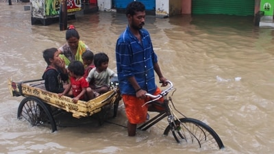 According to the Central Water Commission, the river reached 71.66 meters on Sunday. (ANI) According to the Central Water Commission, the river reached 71.66 meters on Sunday. (ANI)