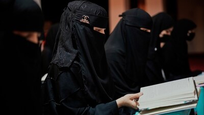 Online courses like coding are offering a chance to Afghan women to study amid the ban on education. (AP) Online courses like coding are offering a chance to Afghan women to study amid the ban on education. (AP)