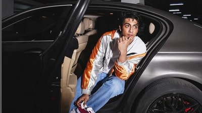Ahaan Panday spotted in Mumbai after celebrating Saiyaara's success bash in Singapore. Ahaan Panday spotted in Mumbai after celebrating Saiyaara's success bash in Singapore.