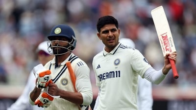 India's Shubman Gill and Ravindra Jadeja (Action Images via Reuters)