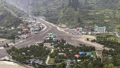 Glaciers are melting and the debris from the glaciers are flowing with the river water. (PTI photo)