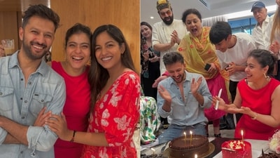 Inside Kajol and Vatsal Seth's birthday celebrations. Inside Kajol and Vatsal Seth's birthday celebrations.