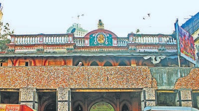 Mumbai, India - February 6, 2017: Dramatic, Cinematic, Operatic Mumbai Heritage walk at New Roshan Talkies in Mumbai, India, on Monday, February 6, 2017. (Photo by Satyabrata Tripathy/ Hindustan Times) (Hindustan Times) Mumbai, India - February 6, 2017: Dramatic, Cinematic, Operatic Mumbai Heritage walk at New Roshan Talkies in Mumbai, India, on Monday, February 6, 2017. (Photo by Satyabrata Tripathy/ Hindustan Times) (Hindustan Times)