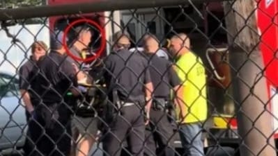 The video of Long Island fire chief Peter Alt was uploaded on TikTok on Monday, creating uproar on the platform. (TikTok) The video of Long Island fire chief Peter Alt was uploaded on TikTok on Monday, creating uproar on the platform. (TikTok)