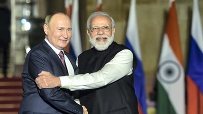 PM Modi (R) and Russian President Vladimir Putin (PTI/Representative)
