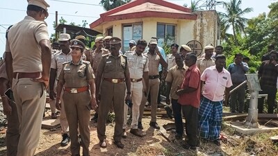 According to West Zone IGP, T Senthil Kumar, there was a dispute within the family and SSI Shanmugavel and constable Azhaguraja, who were on patrol duty, had rushed to the farm near Udumalpet to quell the conflict. (PTI/Representational) According to West Zone IGP, T Senthil Kumar, there was a dispute within the family and SSI Shanmugavel and constable Azhaguraja, who were on patrol duty, had rushed to the farm near Udumalpet to quell the conflict. (PTI/Representational)