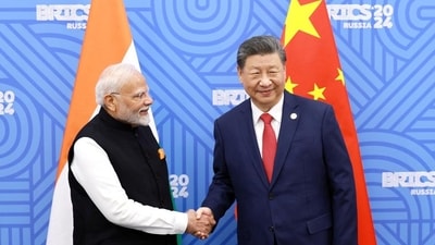 Prime Minister Narendra Modi last met Chinese President Xi Jinping on the sidelines of the BRICS Summit in October 2024. (Reuters) Prime Minister Narendra Modi last met Chinese President Xi Jinping on the sidelines of the BRICS Summit in October 2024. (Reuters)