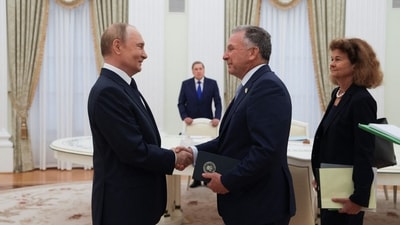 Russian President Vladimir Putin with Trump's Special Envoy Steve Witkoff ahead of their talks in Moscow (AFP) Russian President Vladimir Putin with Trump's Special Envoy Steve Witkoff ahead of their talks in Moscow (AFP)