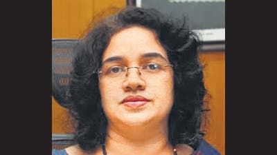 Thane, India, November ,27, 2014:Dr.Ashwini Joshi new collector Thane -In a history of Thane Collectorate second time ladies IAS officer joined- ,India, November,27, 2014 (Photo By Praful Gangurde) Thane, India, November ,27, 2014:Dr.Ashwini Joshi new collector Thane -In a history of Thane Collectorate second time ladies IAS officer joined- ,India, November,27, 2014 (Photo By Praful Gangurde)