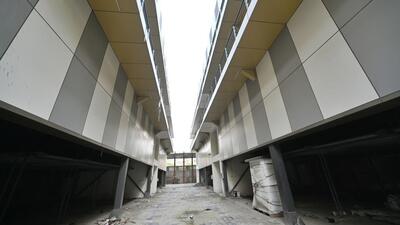 The facility is a puzzle-type car park. (Sanchit Khanna/HT Photo) The facility is a puzzle-type car park. (Sanchit Khanna/HT Photo)