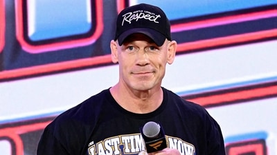 John Cena gets candid about hair transplant. (Getty Images via AFP) John Cena gets candid about hair transplant. (Getty Images via AFP)