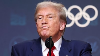 US President Donald Trump at the White House in Washington, DC, on August 5, 2025. (REUTERS)