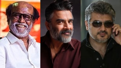R Madhavan reveals Rajinikanth, Ajith Kumar taught him to embrace his off-screen image. R Madhavan reveals Rajinikanth, Ajith Kumar taught him to embrace his off-screen image.