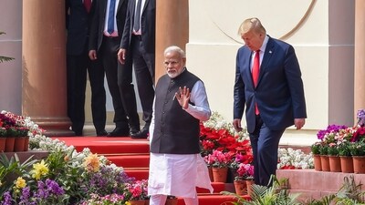 US President Donald Trump has slapped an additional 25 per cent tariff on goods coming from India as penalty for New Delhi's continued buying of Russian oil. (PTI) US President Donald Trump has slapped an additional 25 per cent tariff on goods coming from India as penalty for New Delhi's continued buying of Russian oil. (PTI)