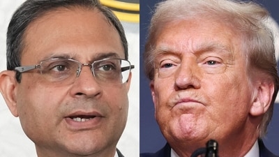 RBI governor Sanjay Malhotra and US President Donald Trump, (PTI/Reuters) RBI governor Sanjay Malhotra and US President Donald Trump, (PTI/Reuters)