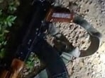Associate flees as the gangster opens fire during interception (Sourced)