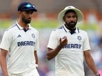 India's Mohammed Siraj, right, talks with Prasidh Krishna India's Mohammed Siraj, right, talks with Prasidh Krishna
