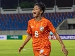 India women’s team midfielder Sangita Basfore. (AIFF) India women’s team midfielder Sangita Basfore. (AIFF)