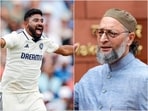 Mohammed Siraj responded to Asaduddin Owaisi's tweet on the pacer's heroics in England Mohammed Siraj responded to Asaduddin Owaisi's tweet on the pacer's heroics in England