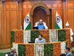 The CAG reports pertain to the financial year 2023–24 under the AAP government. (HT Photo) The CAG reports pertain to the financial year 2023–24 under the AAP government. (HT Photo)