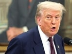 U.S. President Donald Trump speaks in the Oval Office at the White House in Washington, D.C.