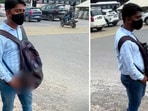 The woman claimed the man began circling her near Rajiv Chowk on the Delhi-Jaipur highway as she waited for her cab.