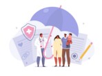 Health insurance functions as a safety net.