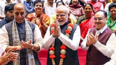 The NDA alliance has authorised Prime Minister Narendra Modi and BJP president J P Nadda to pick the ruling bloc's vice presidential candidate (@narendramodi X) The NDA alliance has authorised Prime Minister Narendra Modi and BJP president J P Nadda to pick the ruling bloc's vice presidential candidate (@narendramodi X)
