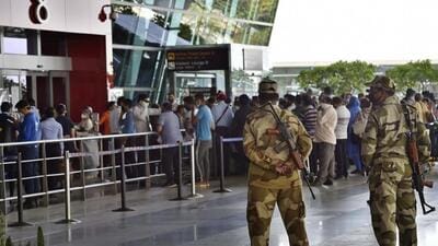 BCAS also noted that with Independence Day approaching, central agencies have flagged possible threats to airports from anti-social elements or terrorist groups during the period between September 22 and October 2, 2025. (HT Archive) BCAS also noted that with Independence Day approaching, central agencies have flagged possible threats to airports from anti-social elements or terrorist groups during the period between September 22 and October 2, 2025. (HT Archive)