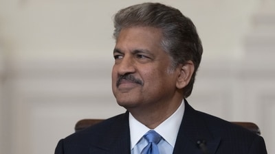 Anand Mahindra, chairman of Mahindra & Mahindra Ltd., reacted to Trump hiking tariffs on Indian imports. (Bloomberg) Anand Mahindra, chairman of Mahindra & Mahindra Ltd., reacted to Trump hiking tariffs on Indian imports. (Bloomberg)
