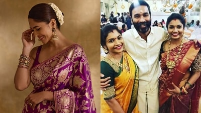 Has Dhanush introduced Mrunal Thakur to his sisters? Some Instagram sleuthing may suggest so (Photos: Instagram, Facebook) Has Dhanush introduced Mrunal Thakur to his sisters? Some Instagram sleuthing may suggest so (Photos: Instagram, Facebook)