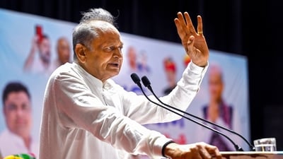 "Prime Minister Narendra Modi, who boasts of his '56-inch chest', is proving to be a weak leader," Gehlot alleged. (PTI File photo)