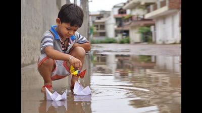 I had learnt the skill of making paper boats of different colours and sizes as well as a paper ship from my classmates. (HT file) I had learnt the skill of making paper boats of different colours and sizes as well as a paper ship from my classmates. (HT file)