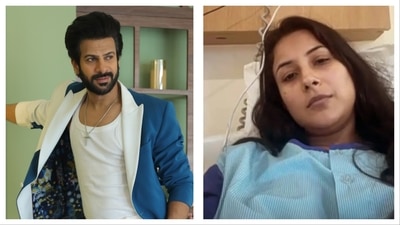 Karan Veer Mehra went to meet Shehnaaz Gill in the hospital earlier this week. Karan Veer Mehra went to meet Shehnaaz Gill in the hospital earlier this week.