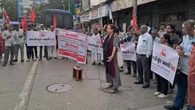 Members of over 20 different organisations including BEST employees’ unions participated in the protests, said Hussain Indorewala, an urban researcher and founding member of AMAB Members of over 20 different organisations including BEST employees’ unions participated in the protests, said Hussain Indorewala, an urban researcher and founding member of AMAB