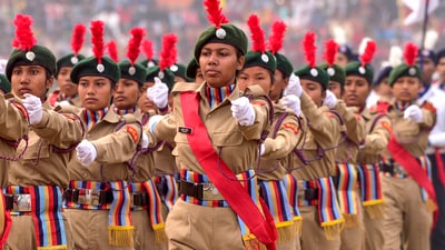 The aim of introducing such training to students from Class 1 onwards is to develop discipline and patriotism among them from a young age (PTI/Representational Image)