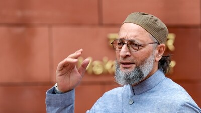 AIMIM MP Asaduddin Owaisi during the Monsoon session of Parliament, in New Delhi (PTI) AIMIM MP Asaduddin Owaisi during the Monsoon session of Parliament, in New Delhi (PTI)